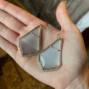 Kendra Scott earrings in slate